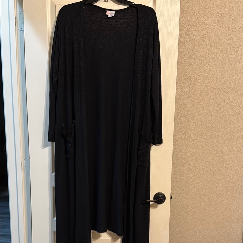LuLaRoe Charcoal Knit Top